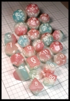 Dice : Dice - Dice Sets - Dice of Unusual Size Cotton Candy by Impact Minitures - Dark Ages